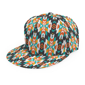 Tribal Native American Pattern Print Snapback Cap