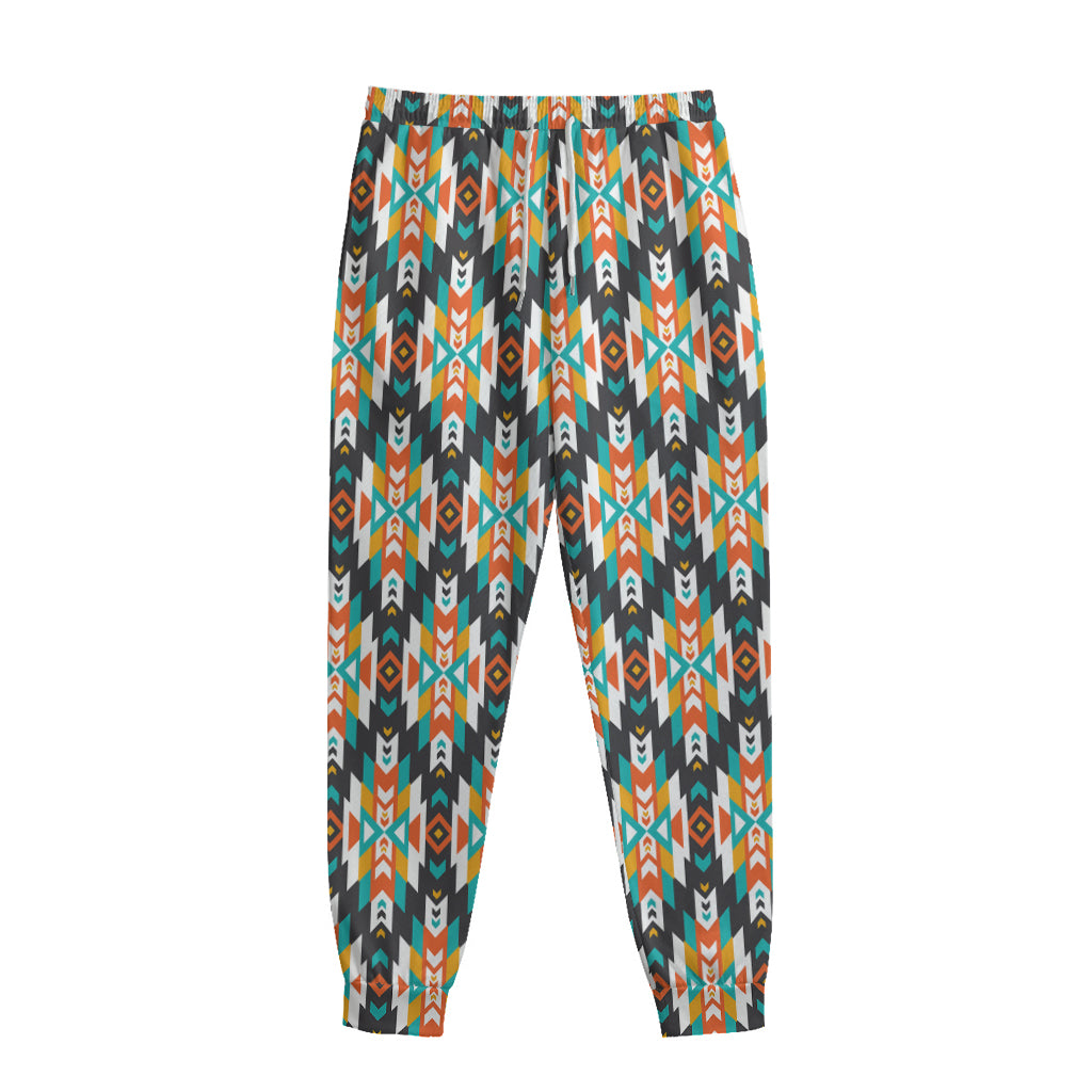 Tribal Native American Pattern Print Sweatpants