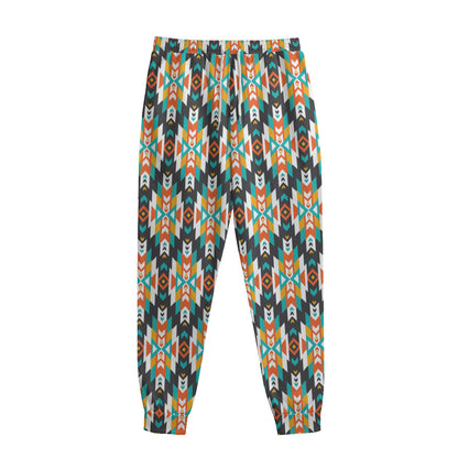 Tribal Native American Pattern Print Sweatpants