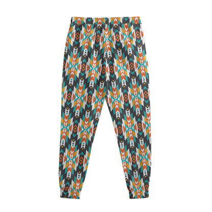 Tribal Native American Pattern Print Sweatpants