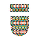 Tribal Native American Pattern Print Toilet Lid And Tank Cover Set