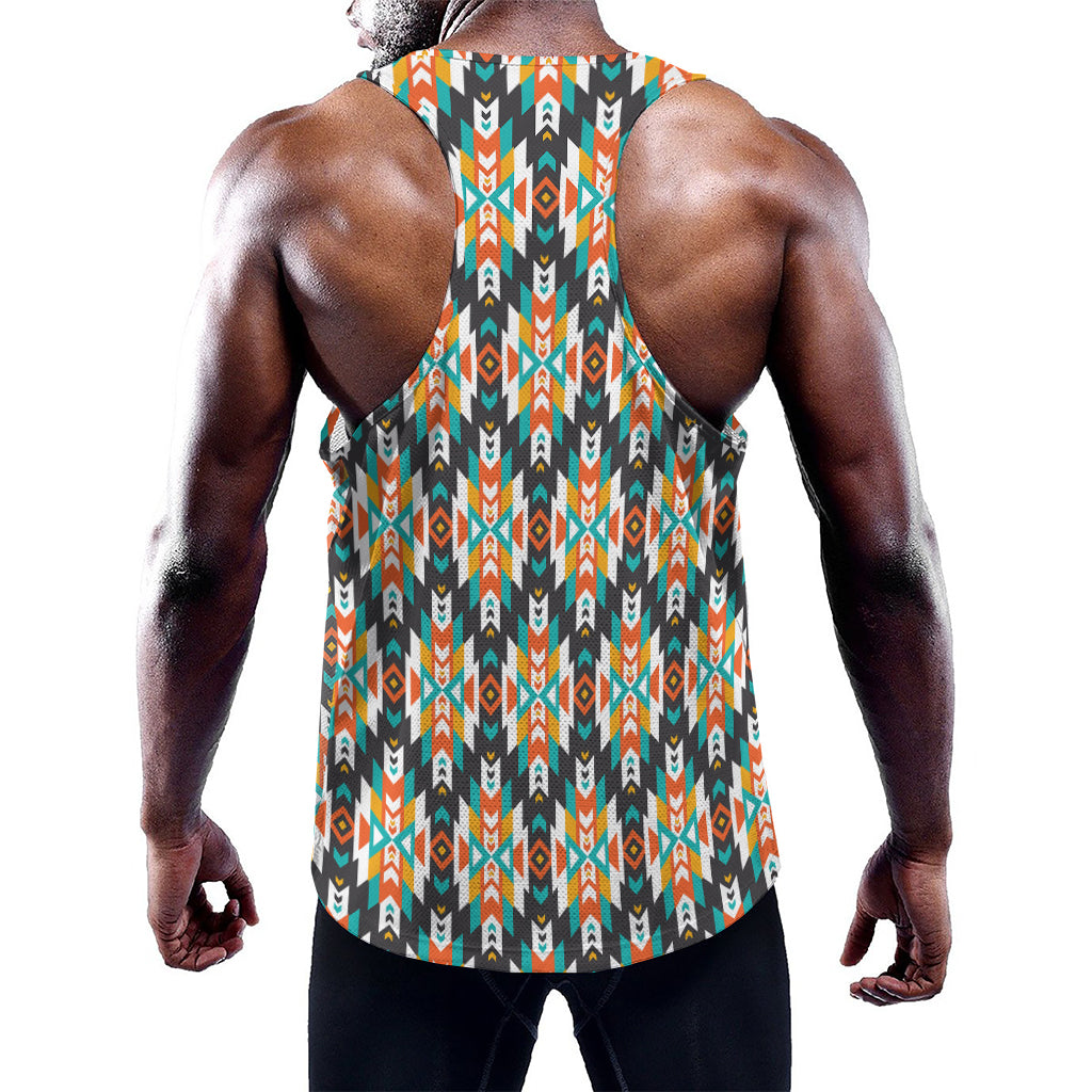 Tribal Native American Pattern Print Training Tank Top
