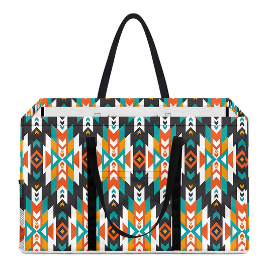 Tribal Native American Pattern Print Utility Tote Bag
