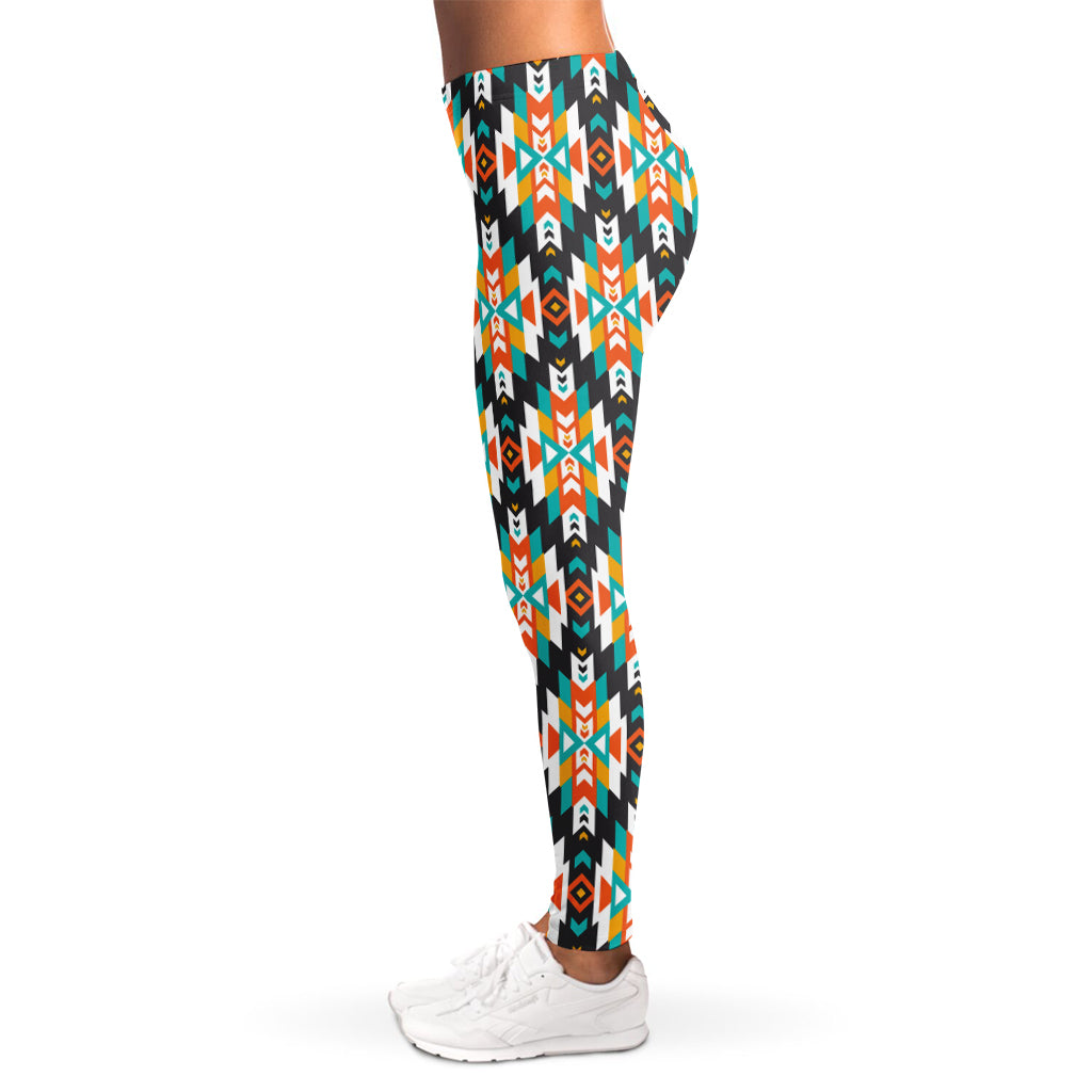 Tribal Native American Pattern Print Women's Leggings