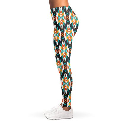 Tribal Native American Pattern Print Women's Leggings