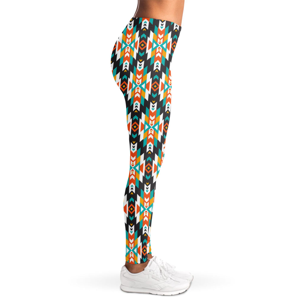 Tribal Native American Pattern Print Women's Leggings