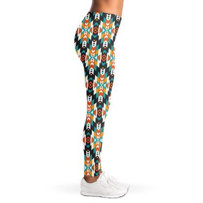 Tribal Native American Pattern Print Women's Leggings
