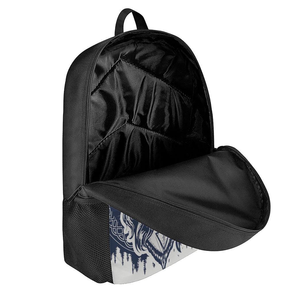 Tribal Native Indian Girl Print 17 Inch Backpack