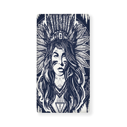 Tribal Native Indian Girl Print Baby Crib Sheet