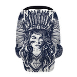 Tribal Native Indian Girl Print Baby Seat Cover