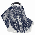 Tribal Native Indian Girl Print Baby Seat Cover