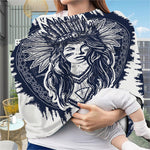 Tribal Native Indian Girl Print Baby Seat Cover