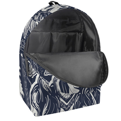 Tribal Native Indian Girl Print Backpack