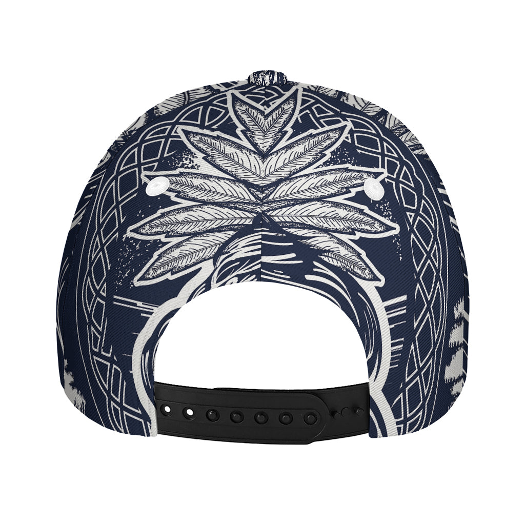 Tribal Native Indian Girl Print Baseball Cap