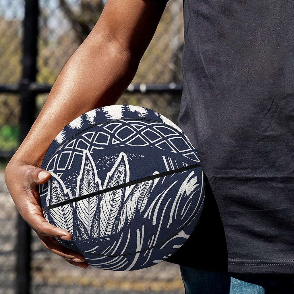 Tribal Native Indian Girl Print Basketball