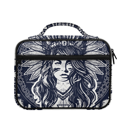Tribal Native Indian Girl Print Briefcase Bible Bag