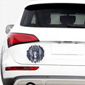 Tribal Native Indian Girl Print Car Sticker