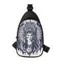 Tribal Native Indian Girl Print Sling Bag