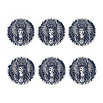 Tribal Native Indian Girl Print Coaster Set