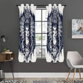 Tribal Native Indian Girl Print Grommet Curtain Panels