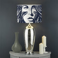 Tribal Native Indian Girl Print Drum Lamp Shade