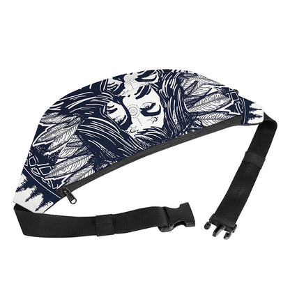 Tribal Native Indian Girl Print Fanny Pack