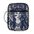 Tribal Native Indian Girl Print Front Pocket Bible Bag