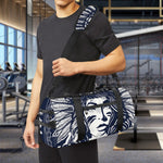 Tribal Native Indian Girl Print Gym Bag