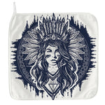 Tribal Native Indian Girl Print Hand Towel
