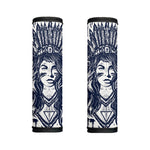 Tribal Native Indian Girl Print Handle Covers