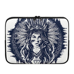 Tribal Native Indian Girl Print Laptop Sleeve