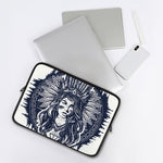 Tribal Native Indian Girl Print Laptop Sleeve