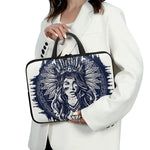 Tribal Native Indian Girl Print Laptop Sleeve With Handle