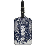 Tribal Native Indian Girl Print Luggage Tag