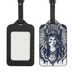 Tribal Native Indian Girl Print Luggage Tag