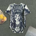 Tribal Native Indian Girl Print Men's Bodysuit