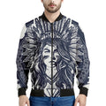 Tribal Native Indian Girl Print Men's Bomber Jacket