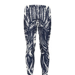 Tribal Native Indian Girl Print Men's leggings