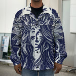 Tribal Native Indian Girl Print Men's Shirt Jacket