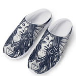 Tribal Native Indian Girl Print Mesh Casual Shoes