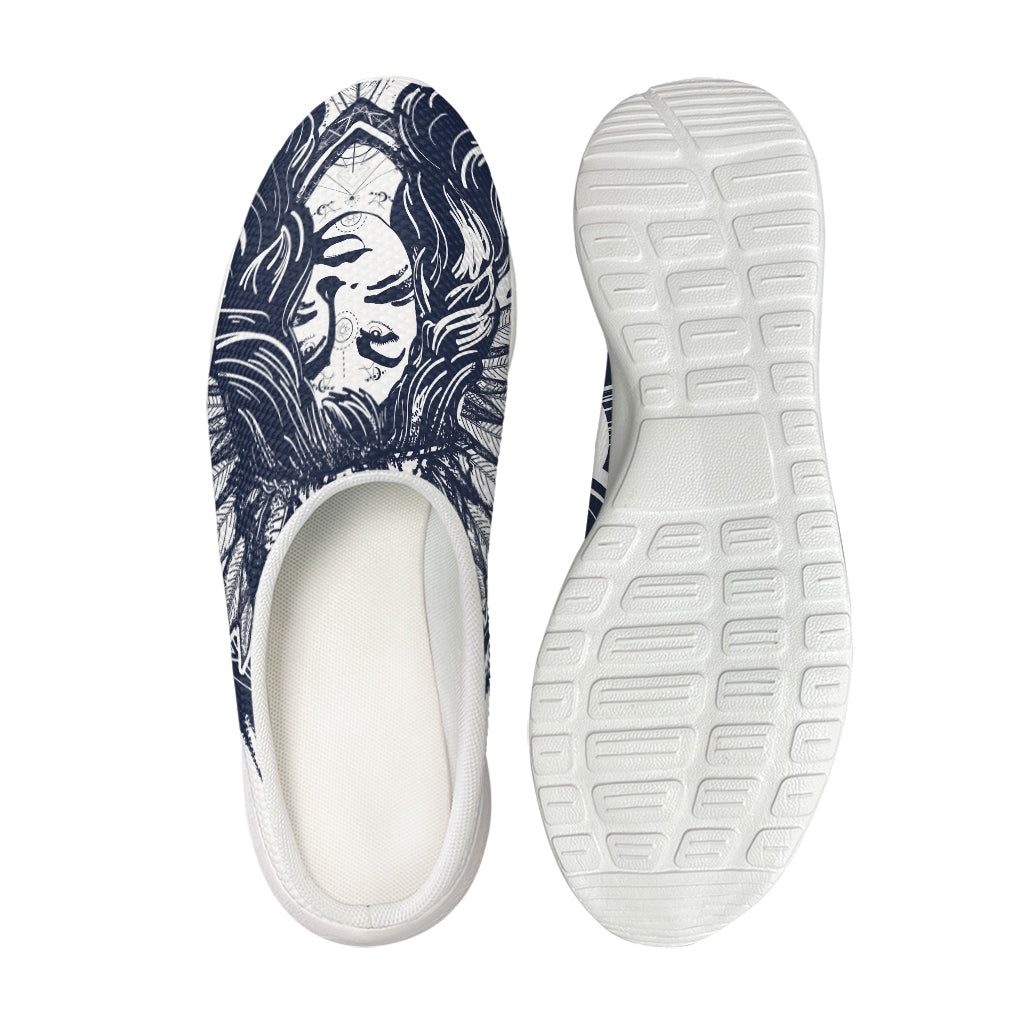 Tribal Native Indian Girl Print Mesh Casual Shoes
