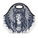 Tribal Native Indian Girl Print Neoprene Lunch Bag