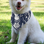Tribal Native Indian Girl Print Over The Collar Dog Bandana