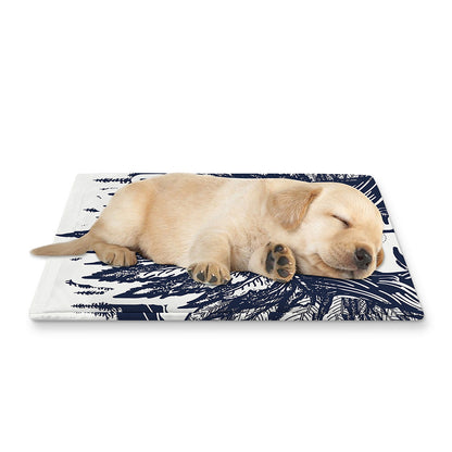 Tribal Native Indian Girl Print Pet Cooling Mat Cover
