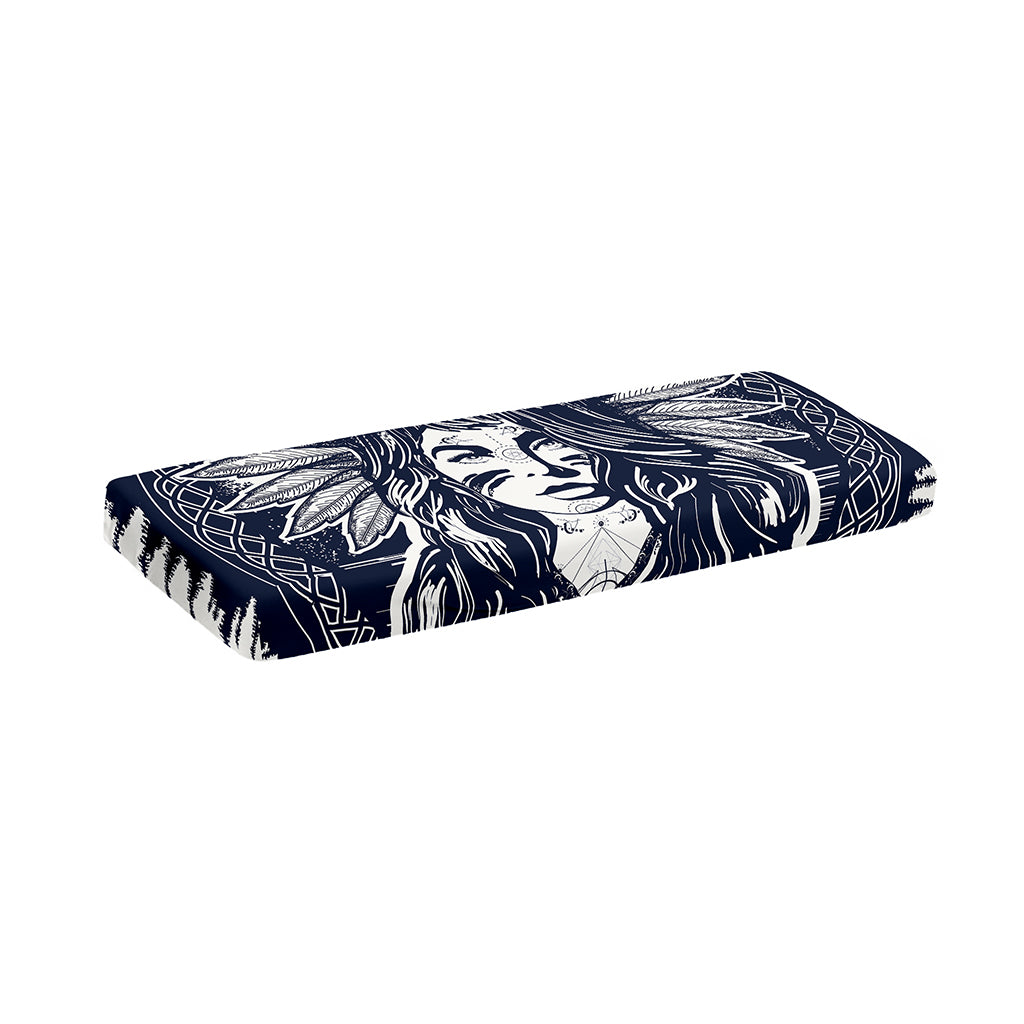 Tribal Native Indian Girl Print Piano Keyboard Cover