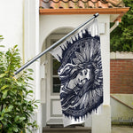 Tribal Native Indian Girl Print Polyester Flag