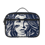 Tribal Native Indian Girl Print Portable Lunch Bag