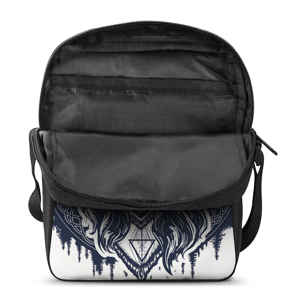 Tribal Native Indian Girl Print Rectangular Crossbody Bag
