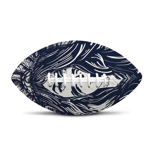 Tribal Native Indian Girl Print Rugby Ball