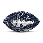 Tribal Native Indian Girl Print Rugby Ball